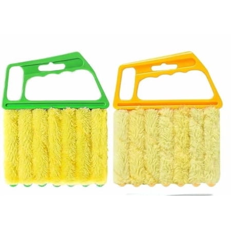 YiJuHui 6pcs Mini Blind Cleaner Brush Tool for Venetian Blinds Washable & Reusable Household Cleaning Brush for Windows Shutters & Awnings