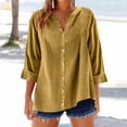 thumbnail image 2 of Vestidos Casuales Para Mujer, Blusas De Mujer De Moda Camisetas sueltas de verano con cuello redondo y manga corta para mujer, 2 of 6