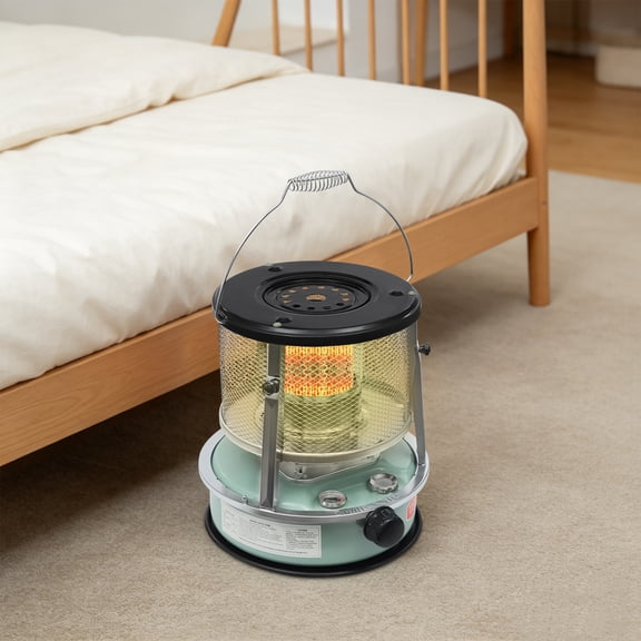 Portable Kerosene Heater 9000 BTU with Adjustable Height - Green