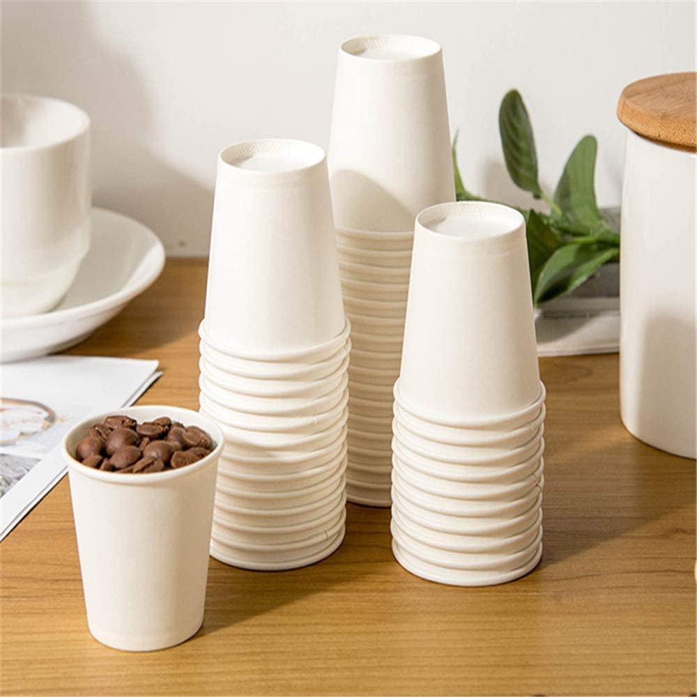 Paper Coffee Cups, Small Disposable Bathroom, Espresso, Mouthwash Cups –  Treamon