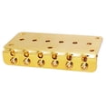 thumbnail image 2 of Sistema de puente de 6 cuerdas de 65 mm, piezas de puente de guitarra eléctrica para ST TL (dorado) Likrtyny Para estrenar, 2 of 9