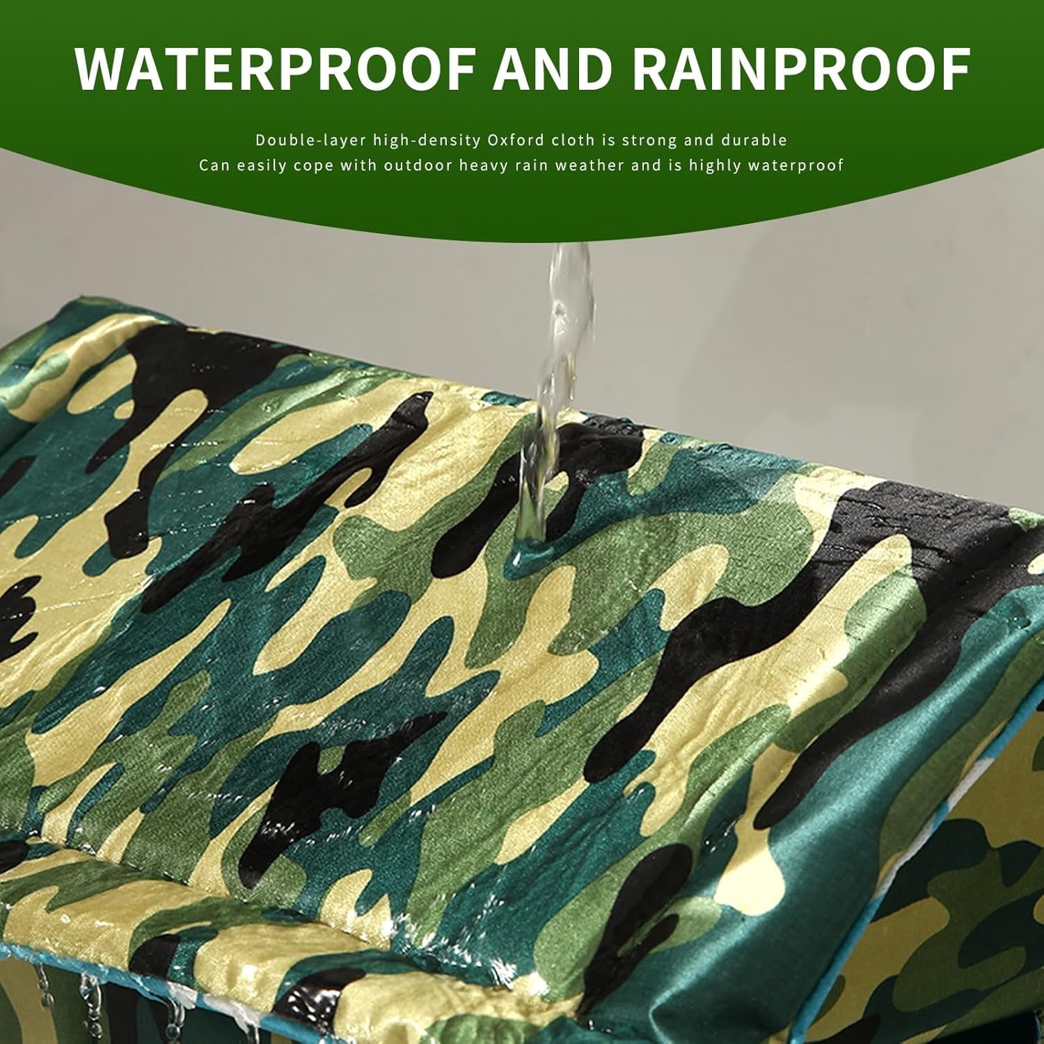 Outdoor Pet House, Waterproof Dog Cat Bed House for Dogs, Cats, Rabbits(Coffee,Medium)