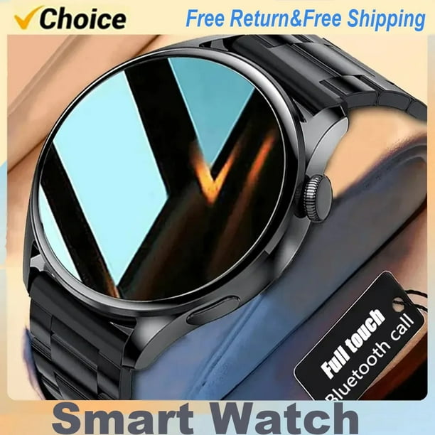 Smart Watch for Huawei Xiaomi Apple Men Women Watches Blutooth Call Sport Waterproof Heat Rate SmartWatch pk Gt3 Pro Watch Ultra Black1 1 Walmart