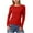Red, variant on COMVALUE Women's Long Sleeve Tops Crew Neck Fitted Basic Tee Cozy (Grey, M)