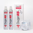 thumbnail image 2 of Oxygen Aid Paquete de 2 cilindros de oxígeno al 99,5 % con máscaras, 2 of 6
