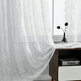 thumbnail image 1 of Cortinas FINECITY de encaje blanco vintage, 244 cm de longitud, 2 paneles, 1 of 8