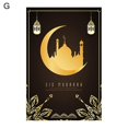 thumbnail image 1 of Bandera de jardín con patrón de luna, poliéster antidecoloración, mano de obra fina, pancarta de jardín de doble cara para Patio, 1 of 5