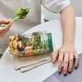 thumbnail image 5 of Salad Pod with Sauce Dressing Container, Vertical Layering Salad Pod with Built-in Bowl, Portable Leakproof All-in-One Salad Lunch Box, 5 of 5