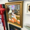 thumbnail image 3 of Vintage Gold 9x24 Picture Frame - 9 x 24 Ornate Photo Frame | Scoop Beaded Wall Art Frame Antique, 3 of 7