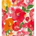 thumbnail image 3 of Ambesonne Flower Duvet Cover Sets, Watercolor Style Floral, 2-Queen, Red and Orange, 3 of 6