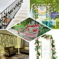 thumbnail image 5 of Efavormart 6 ft Cream 20 Flowers UV Protected Silk Rose Garland Bendable Wire Vines Artificial Flower Garland, 5 of 11