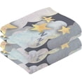 thumbnail image 2 of Dreamtimes Cartoon Moon and Star Hand Towels 2 PCS, Cotton Bath Towel for Drying Face Hands Body Decorative Water Absorbent Lightweight Towels for Bathroom Ktichen Travel Gym,16"x28", 2 of 7