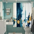 thumbnail image 3 of TIELUTT Doublure de Rideau de Douche en Tissu avec Renforcement Antirouille pour Rideau de Douche de Salle de Bain et Ensemble Moderne de Rideau de Douche et Doublure Support de Rideau de Douche Extérieur Rideaux de Douche à Volants Essentiels pour la Maison, 3 of 5