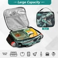 thumbnail image 3 of Wobogo Tyrannosaurus Rex Lunch Bag Insulated Portable Cooler Tote Bag for for Adults Kids Work Office School Picnic Beach, 3 of 7
