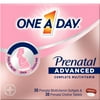 One A Day Advanced Prenatal Multivitamin with Choline, 30+30 Count