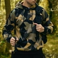 thumbnail image 2 of Birdeem Mens Color Blocking Easy Camouflage Long Sleeved Hooded Top, 2 of 5