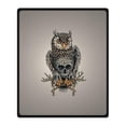 thumbnail image 1 of RYLABLUE Owl Blanket Fleece Throw Blanket for Sofa or Bed 58x80 inches, 1 of 3