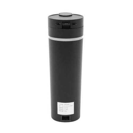 

Portable 12V Car Electric Kettle Boiler Stainless Steel Heating Travel Cup Black