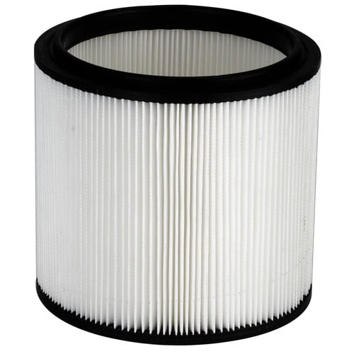 Vacmaster VCFH HEPA Material Fine Dust Cartridge Filter & Retainer, 5