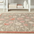 thumbnail image 4 of SAFAVIEH Martha Stewart Poppy Glossary Floral Area Rug, Cayenne Red, 8' x 10', 4 of 4