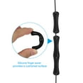 thumbnail image 3 of Unique Bargains Archery Bowstring Finger Saver 2 Inch/1.2 Inch Silicone Finger Guard for Adult, Black, 2 Pack, 3 of 5