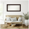 thumbnail image 5 of Amanti Art Custom Framed Wall and Bathroom Mirror (25.25 x 49.25 in.), Coffee Bean Brown Frame, 5 of 7