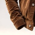 thumbnail image 4 of Fall Jacket Men Vintage Lapel Button Down Corduroy Multi-Pockets Trendy Coat Outerwear, 4 of 4