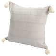 thumbnail image 5 of Ox Bay Sasha 18" x 18" Beige Ultra-Soft Turkish Cotton Adult Decorative Throw Pillow, 5 of 8