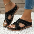 thumbnail image 2 of DAFEI Sandales pour Femmes Sandales de Plage Confortables Sandales de Plage pour Dames Chaussures Compensées d'Été Pantoufles pour Femmes Sandales Bohèmes Chaussures Mode, 2 of 4