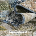 thumbnail image 4 of Set de edredón Yvooxny California King Bohemian Farmhouse Green, 4 of 7