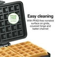 thumbnail image 4 of Hamilton Beach Belgian Waffle Maker with Nonstick Plates, Waffle Iron with Compact Storage, Stainless Steel, 4 of 8