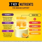 Airborne 1000mg Vitamin C Immune Support Effervescent Tablets, Zesty Orange, 30 Count