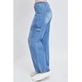 thumbnail image 5 of Women's Cargo Jeans with Bungee Hem, 5 of 30
