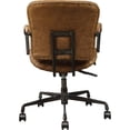 thumbnail image 5 of ACME Josi Leather Adjustable Swivel Office Chair in Coffee, 5 of 5
