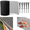 thumbnail image 1 of grille De Protection De Gouttire En Plastique - 16cm De Large * 6m De Long, Empche Les Feuilles Ou Les Dbris De Se Boucher, Grilles De Protection, 1 of 4