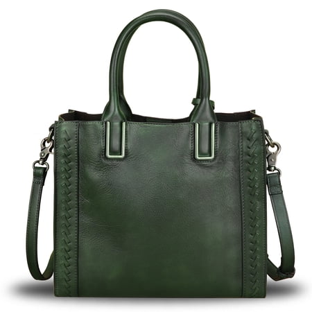 Genuine Leather Purses and Handbags Women Tote Bag Vintage Shoulder Bag Satchel