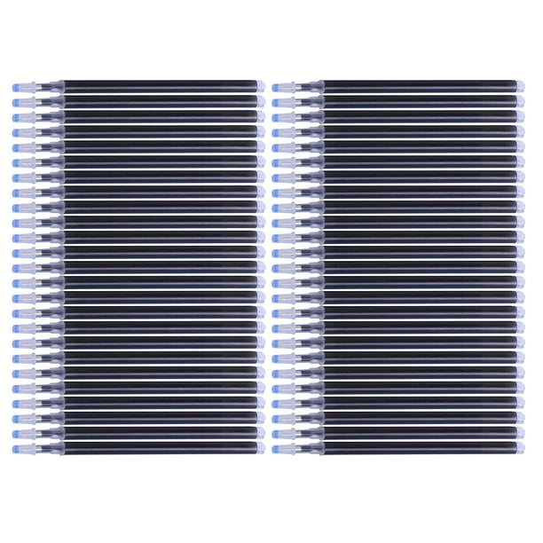 Recambios de bolígrafo borrable con calor BLESIY Negro Grueso 50pcs