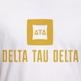 thumbnail image 3 of CafePress - Delta Tau Delta Gold Stacked Signature T Shirt - Fitted T-Shirt, Vintage Fit Soft Cotton Tee, 3 of 4