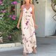 thumbnail image 2 of Vestido largo de playa a la moda para mujer, caftán estampado, largo con cuello en V, sin mangas, sin espalda, vestido camisero Pompotops  ghjkhdj6780, 2 of 9