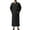 Black Pullover for Men, variant on safuny Men's Muslim Islamic Ramadan Jubbah with Pocket Fashion Trendy Pullover Solid Spring Long Sleeve Fall Tees V Neck Button Saudi Arab Long Kaftan Robe Holiday Black L