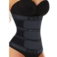 thumbnail image 3 of MASRIN Waist Trainer for Women 3 Straps Tummy Control Workout Corset Cincher Long Torso Trimmer Sauna Belt Sports Body Shaper Black S, 3 of 6