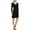 Black, variant on American Living Womens Georgette A-Line Dress