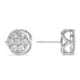thumbnail image 3 of Pompeii 1Ct 7-Stone Diamond Stud Earrings in White Gold (E/F,VS/SI), 3 of 3