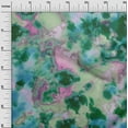 thumbnail image 3 of oneOone Velvet Light Green Fabric Asian Tie & Dye Craft Projects Decor Fabric Printed By The Yard 58 Inch Wide, 3 of 4