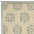 thumbnail image 3 of SAFAVIEH Beach House Regent Geometric Indoor/Outdoor Area Rug, Cream/Aqua, 3' x 5', 3 of 5