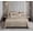Brown, variant on Floral Elegance Double Bed King-Size Bedsheet - Blue