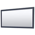 thumbnail image 5 of Wyndham Collection Miranda 84" Wood Double Bathroom Vanity in Dark Blue/Nickel, 5 of 7