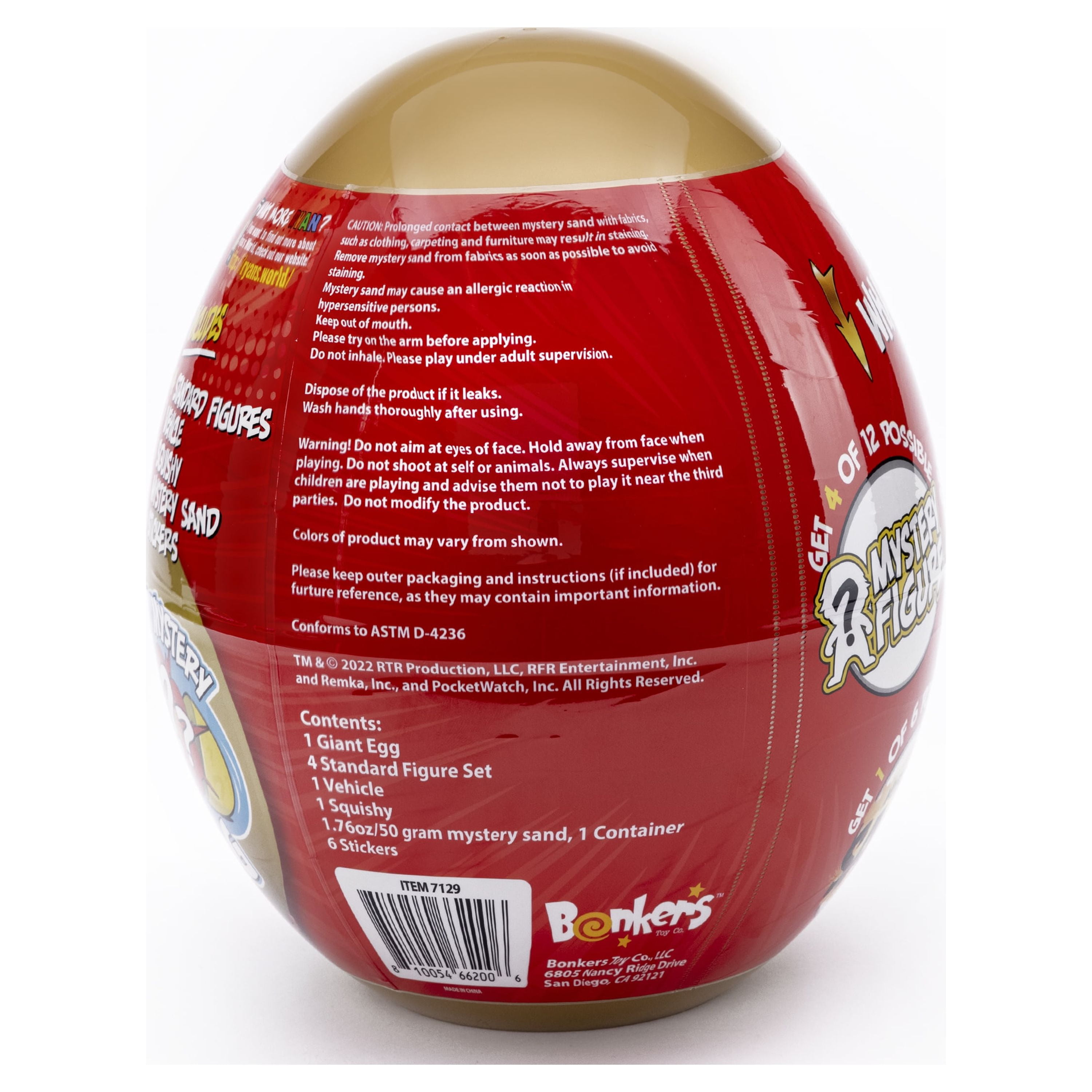 Ryans World Golden Giant Mystery Egg Walmart Exclusive
