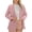 Pink, variant on My Items Womens Blazers Casual Fall Jackets 2026 Women's Solid Color Button Pocket Long Sleeve Turndown Collar Suit Jacket