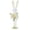 White, variant on Fasiaou Large Flower Bunny Figurine Easter Ornament for Home Desktop and Shelf Decoration Displays,Pink